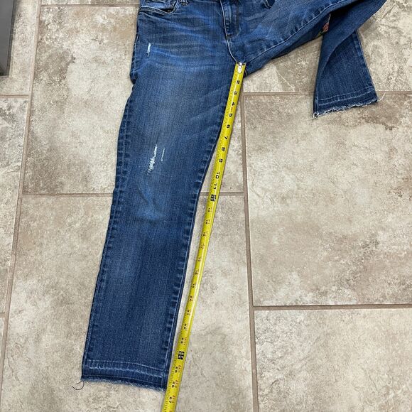 Kut from the Kloth Reese Ankle Jeans Size 4 – Floral Embroidered Denim - Picture 7 of 16
